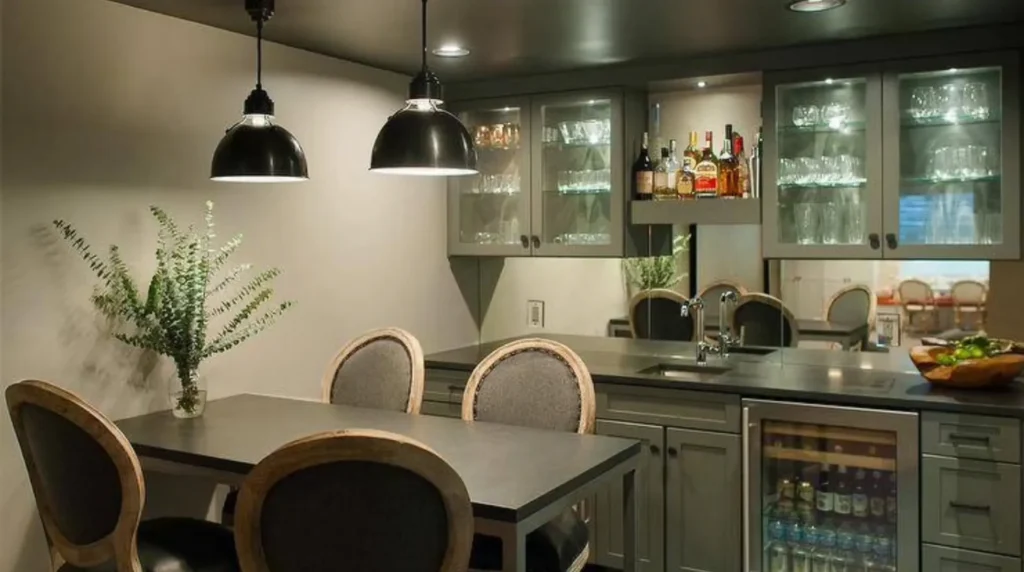 basement kitchenette