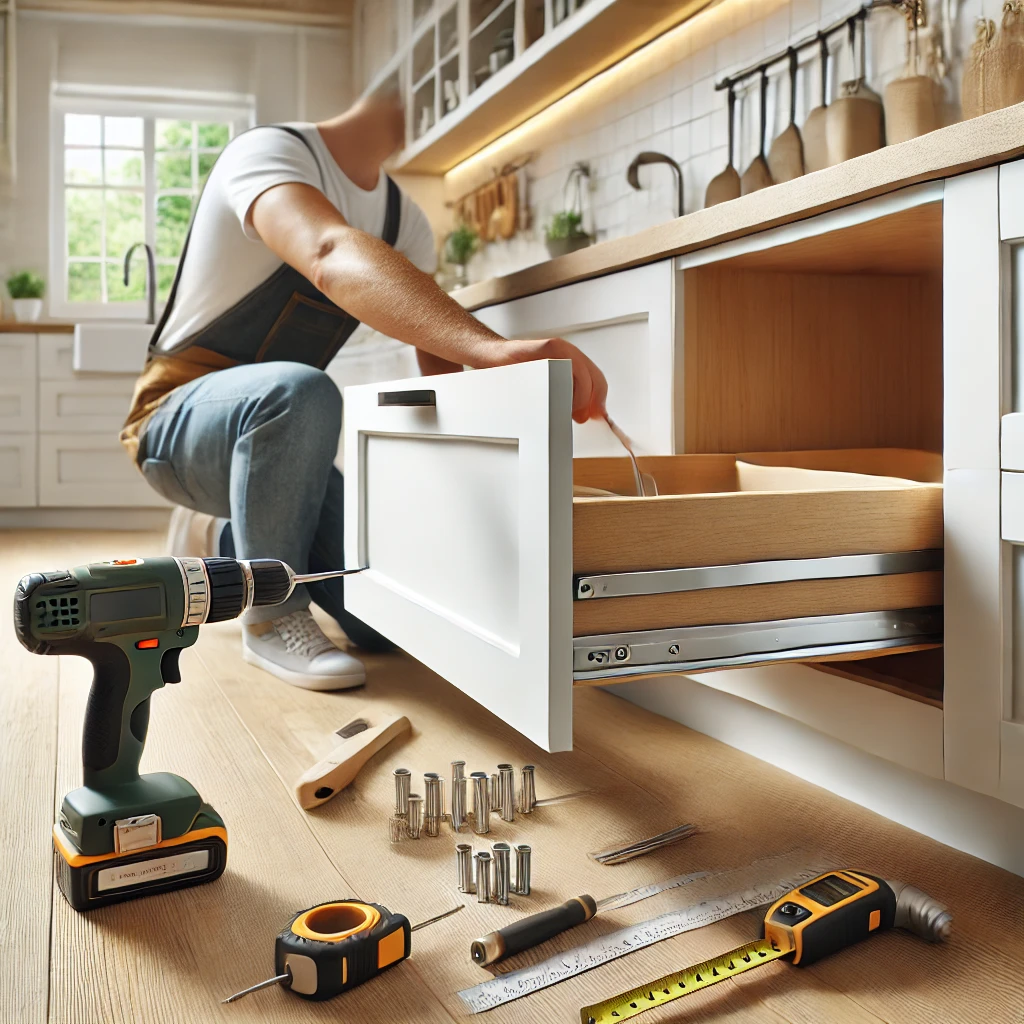 How to Build kitchen Under-Cabinet Drawers