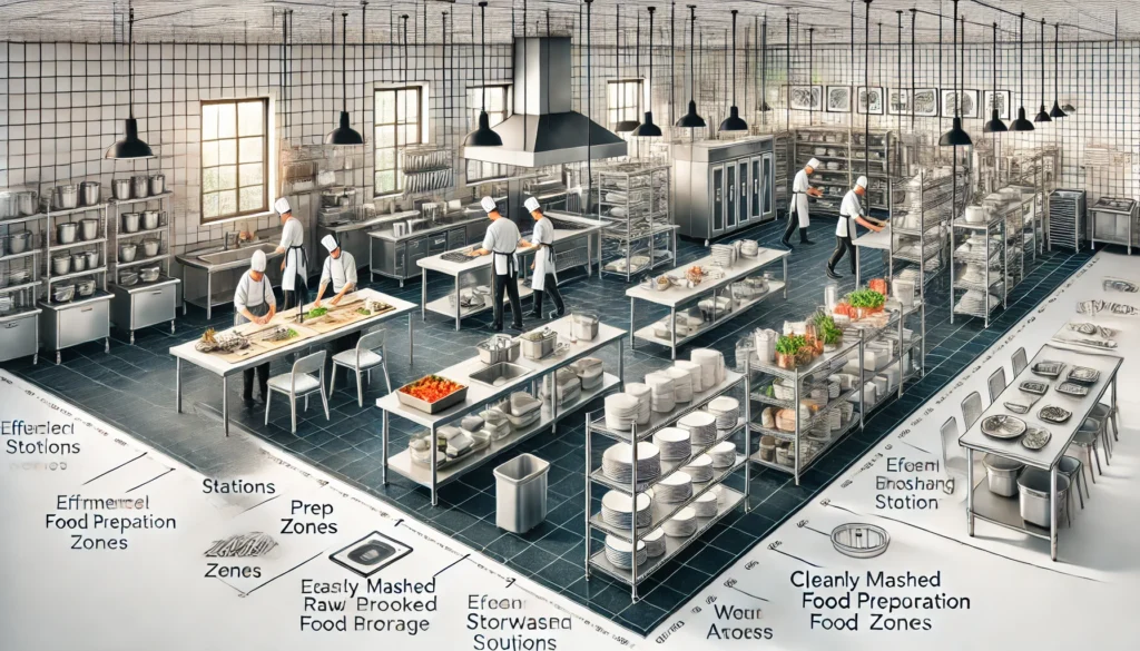 commercial kitchen layout