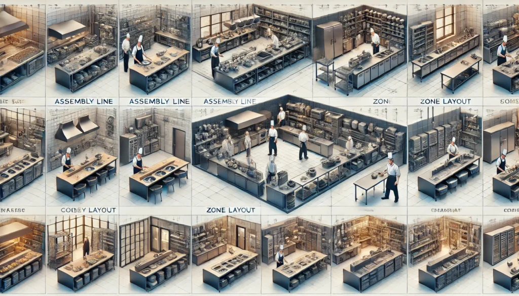 7 Popular Types of Commercial Kitchen Layouts in 2025