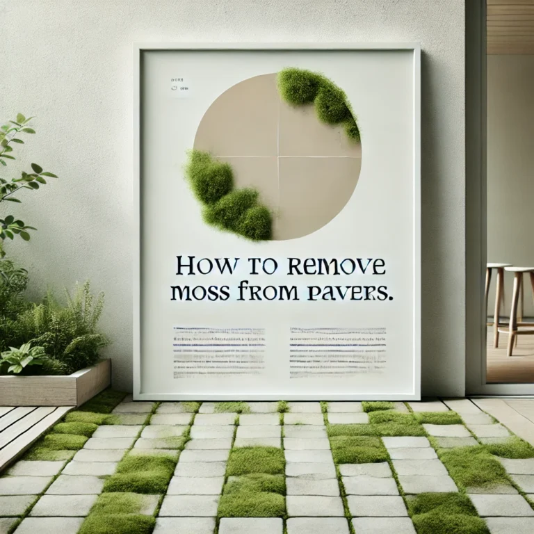 How to Remove Moss from Pavers