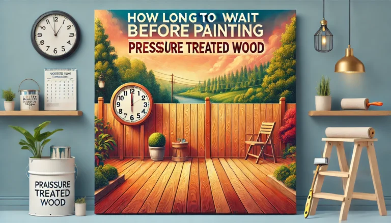 How Long to Wait Before Painting Pressure Treated Wood