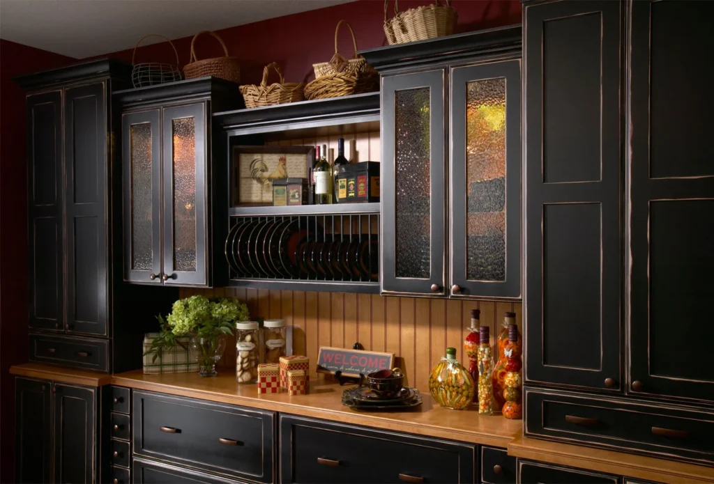 Black & Wood Kitchens