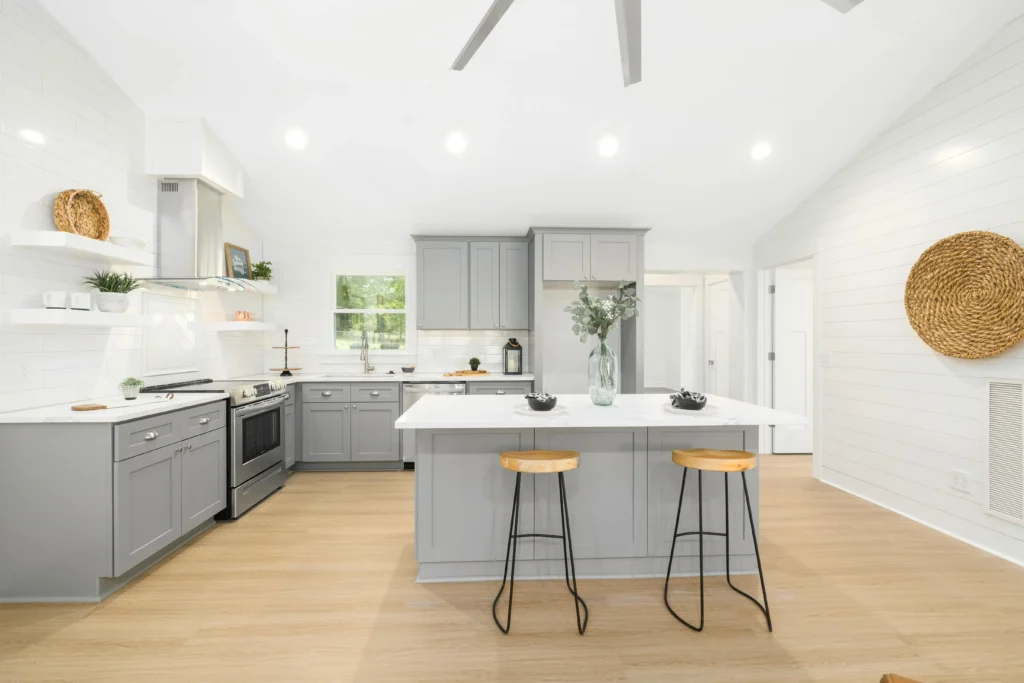 What Color Goes with Grey Kitchen Units?